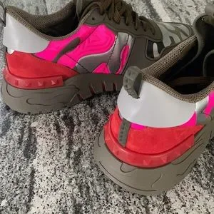 Valentino Shoes Mens Valentino Camouflage Rockrunner Plus